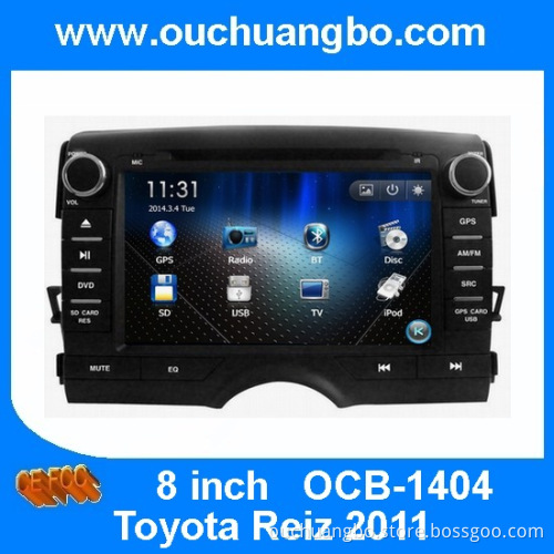 Ouchuangbo Car Radio DVD Player for Toyota Reiz 2011 GPS USB TV